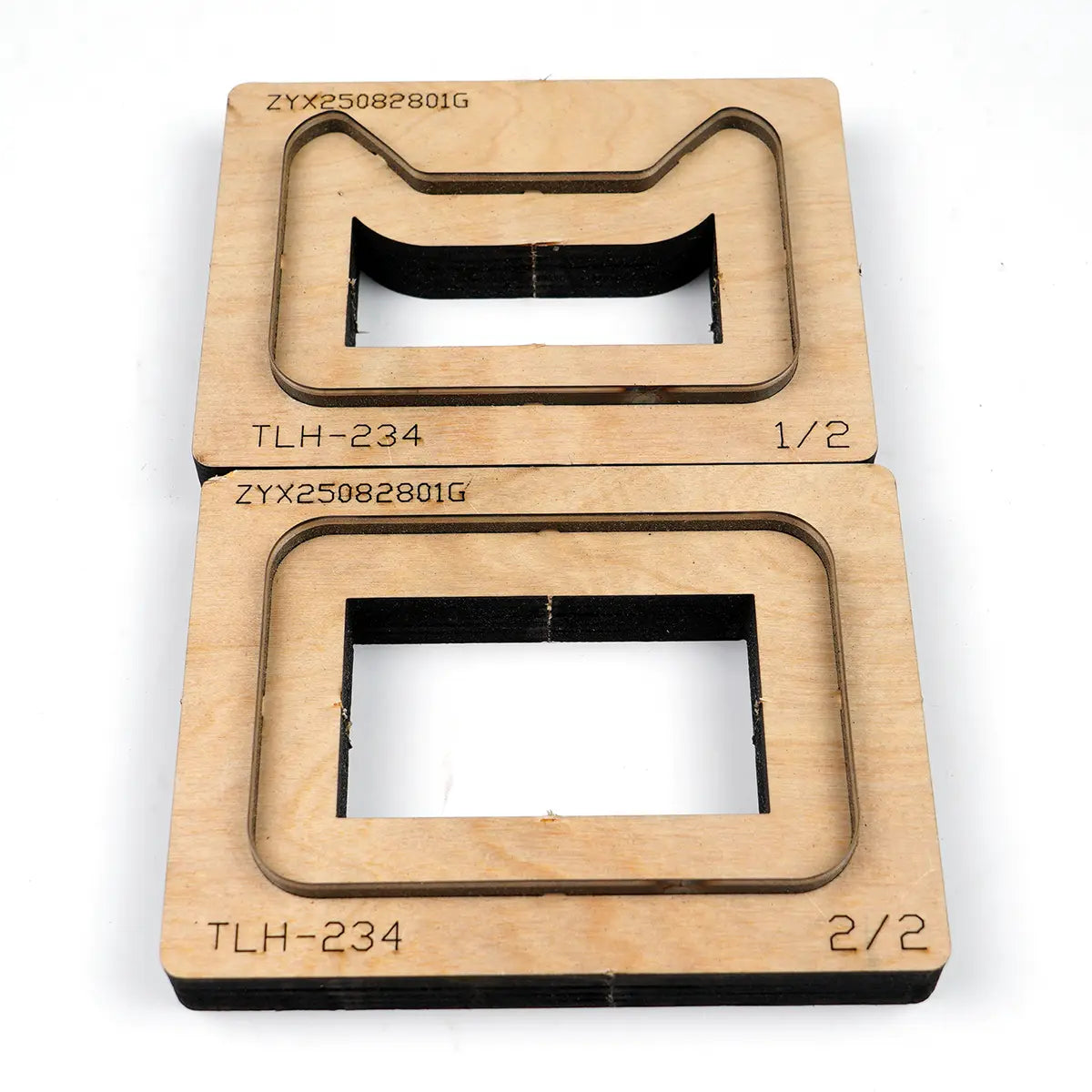 Two Piece Horizontal Card Wallet Die Cutters.