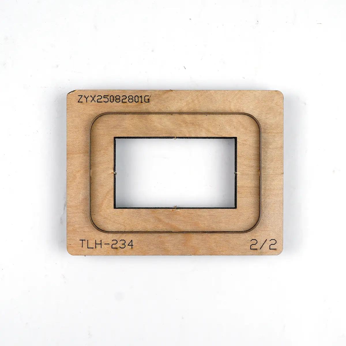 Two Piece Horizontal Card Wallet Die Cutters.
