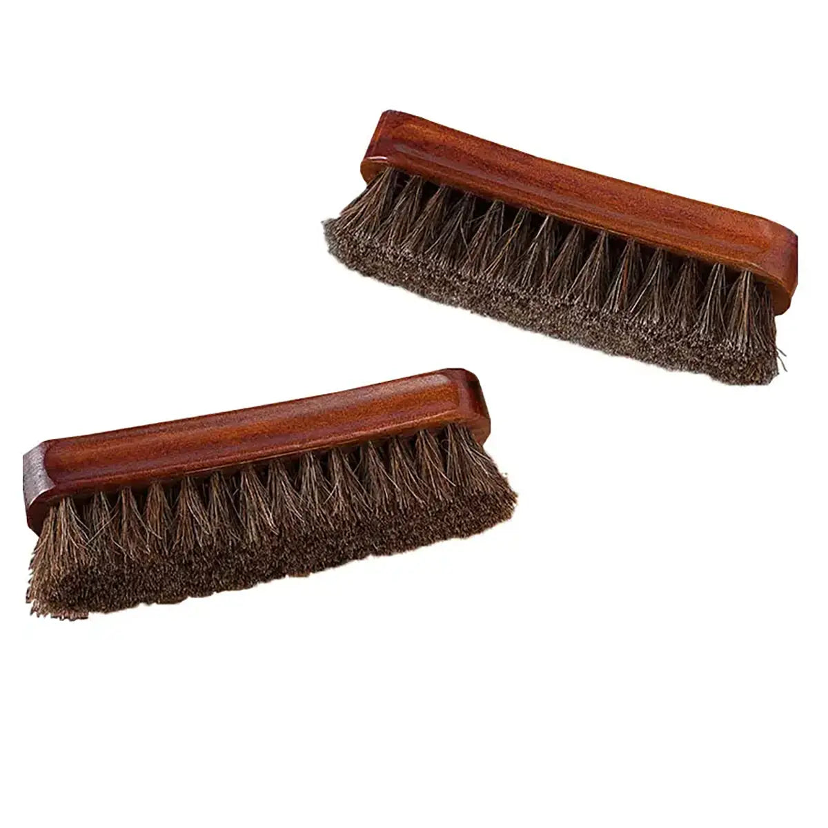 Horse Hair Shoe Brush for Leather and Shoe Care.