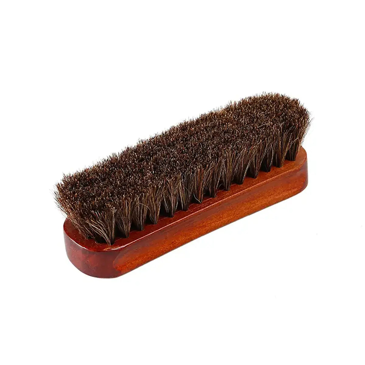 Horse Hair Shoe Brush for Leather and Shoe Care.