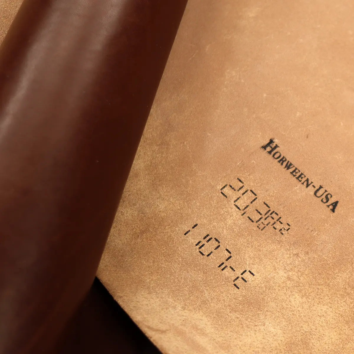 Horween Brown Vegetable Tanned Leather 3-4 oz.