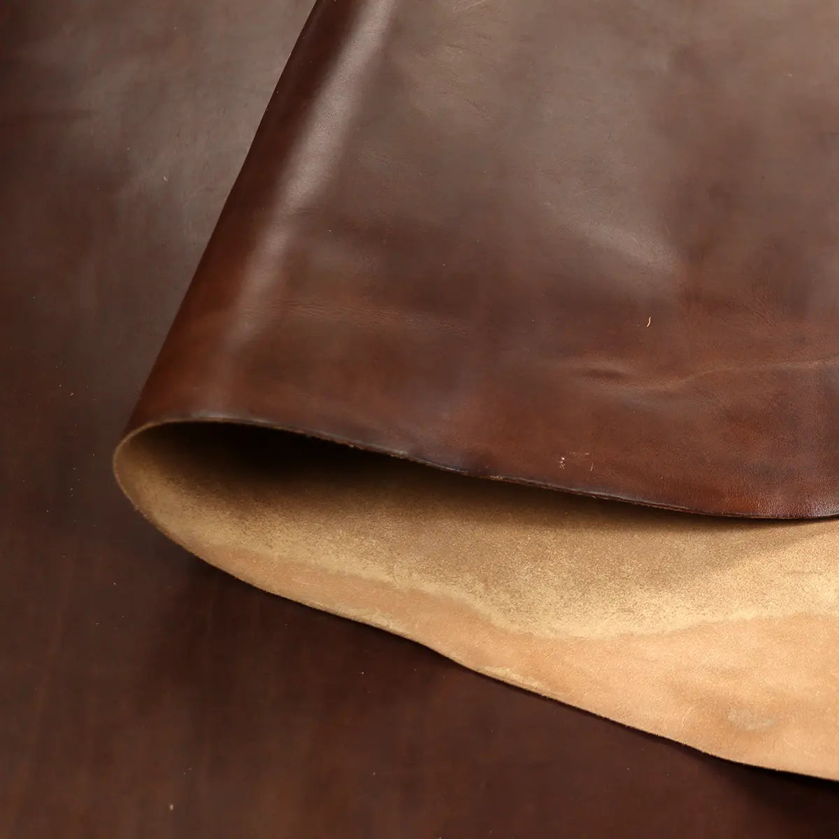 Horween Brown Vegetable Tanned Leather 3-4 oz.