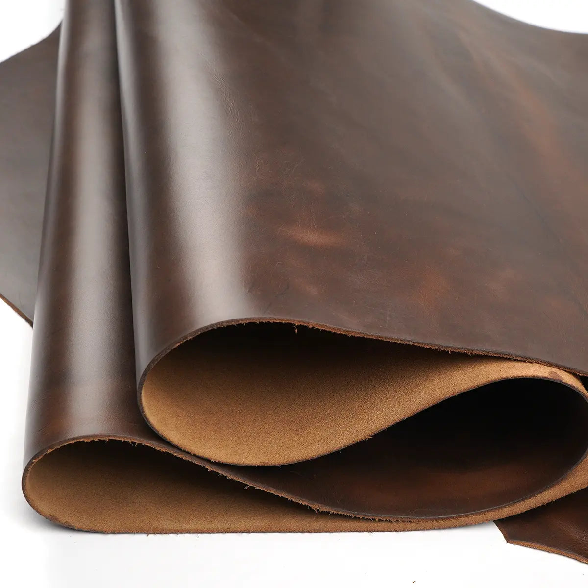 Brown Horween Cavalier Leather 4-5oz.