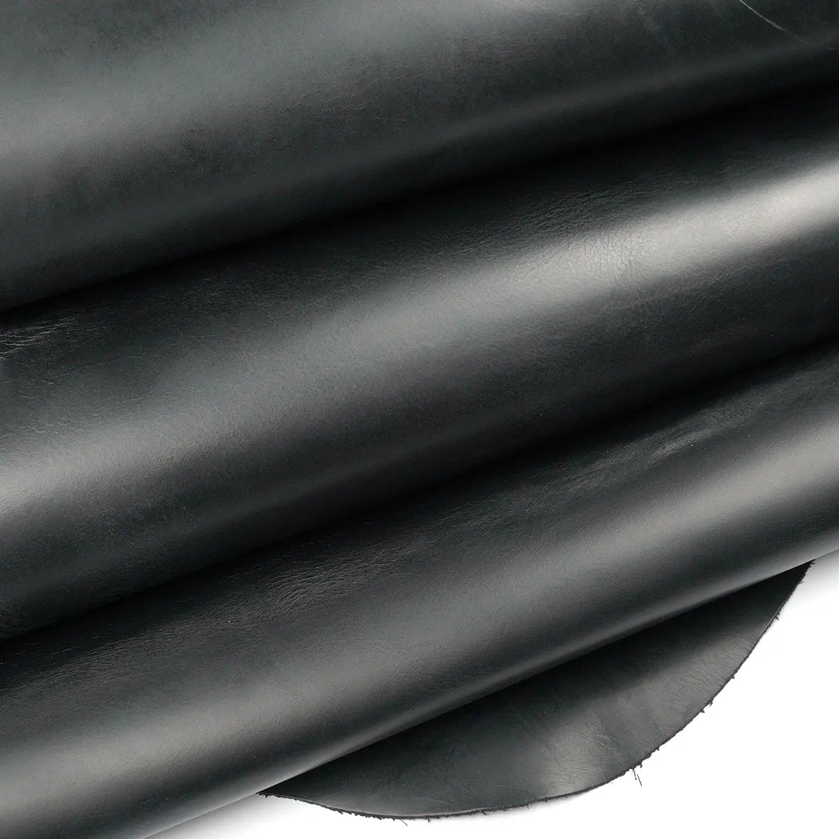 Horween Chromexcel Drum Dyed Leather Black 5-6oz.
