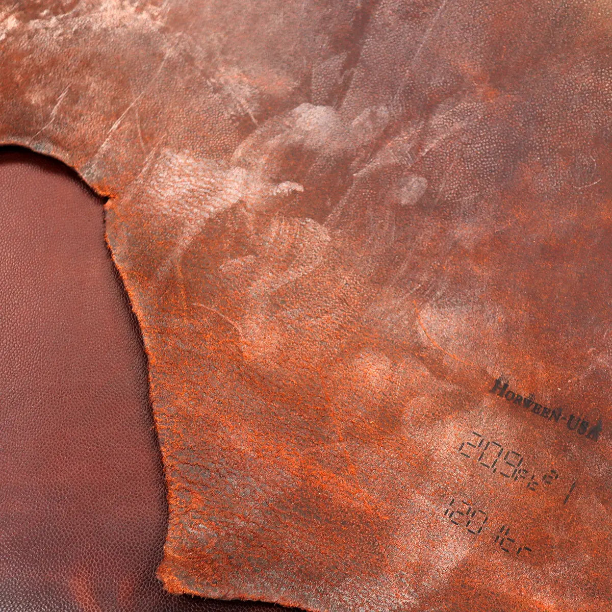 Horween Latigo Brown Scotch Grain 5-6oz Leather