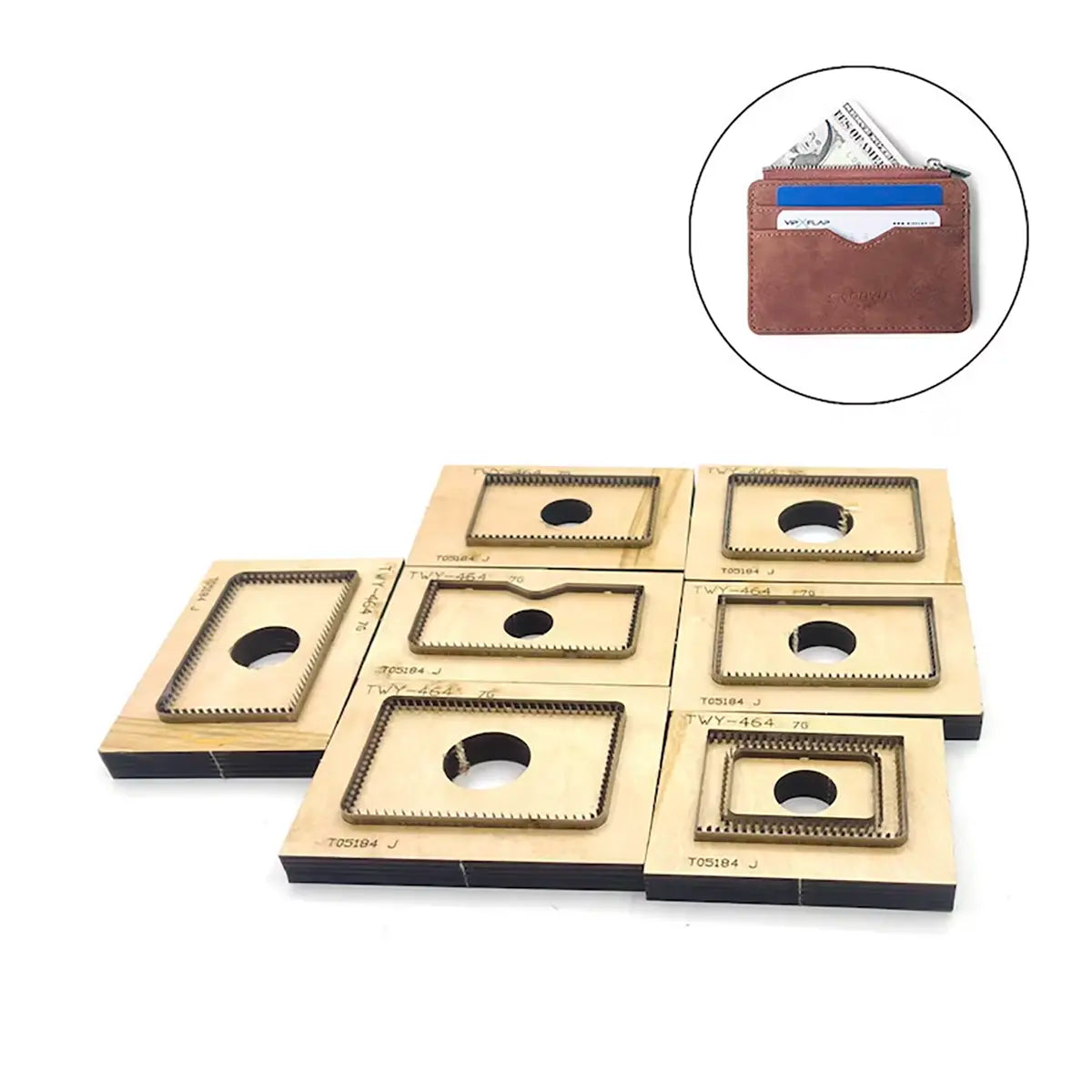 Multi Pocket Car Wallet Cutting Die