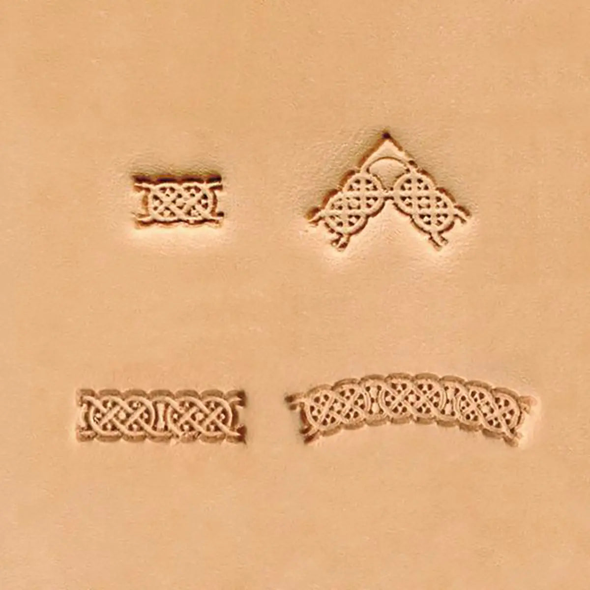 Ivan Celtic Border Stamp 4 Piece Set for Leather Tooling.