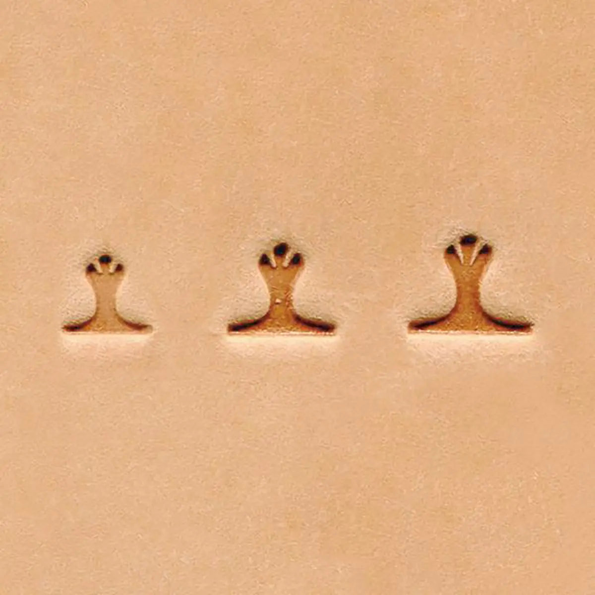 Geometric Meander Stamp 3 Piece Set for Leather Pattern Carving.