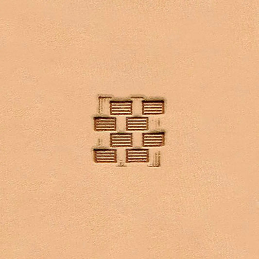 K146 - Ivan Leather Tooling Basketweave Stamps.