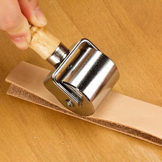 Metal Roller Tool for working leather.