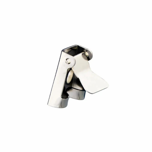 Nickel Concho Bolo Slip Clip.