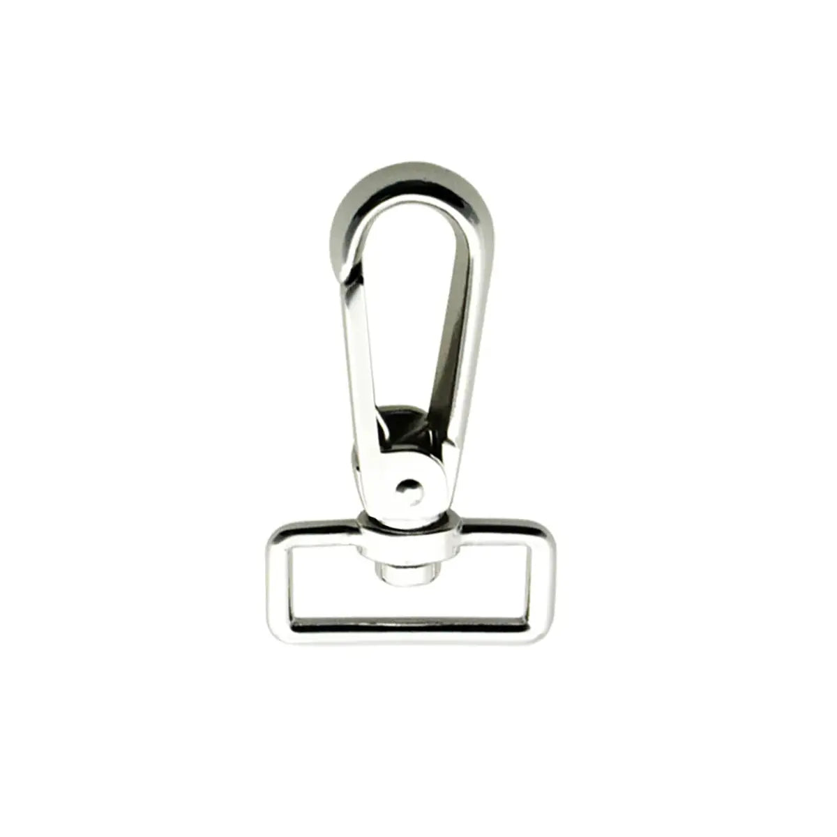 Nickel Ribbon Swivel Spring Snaps 1 Inch.