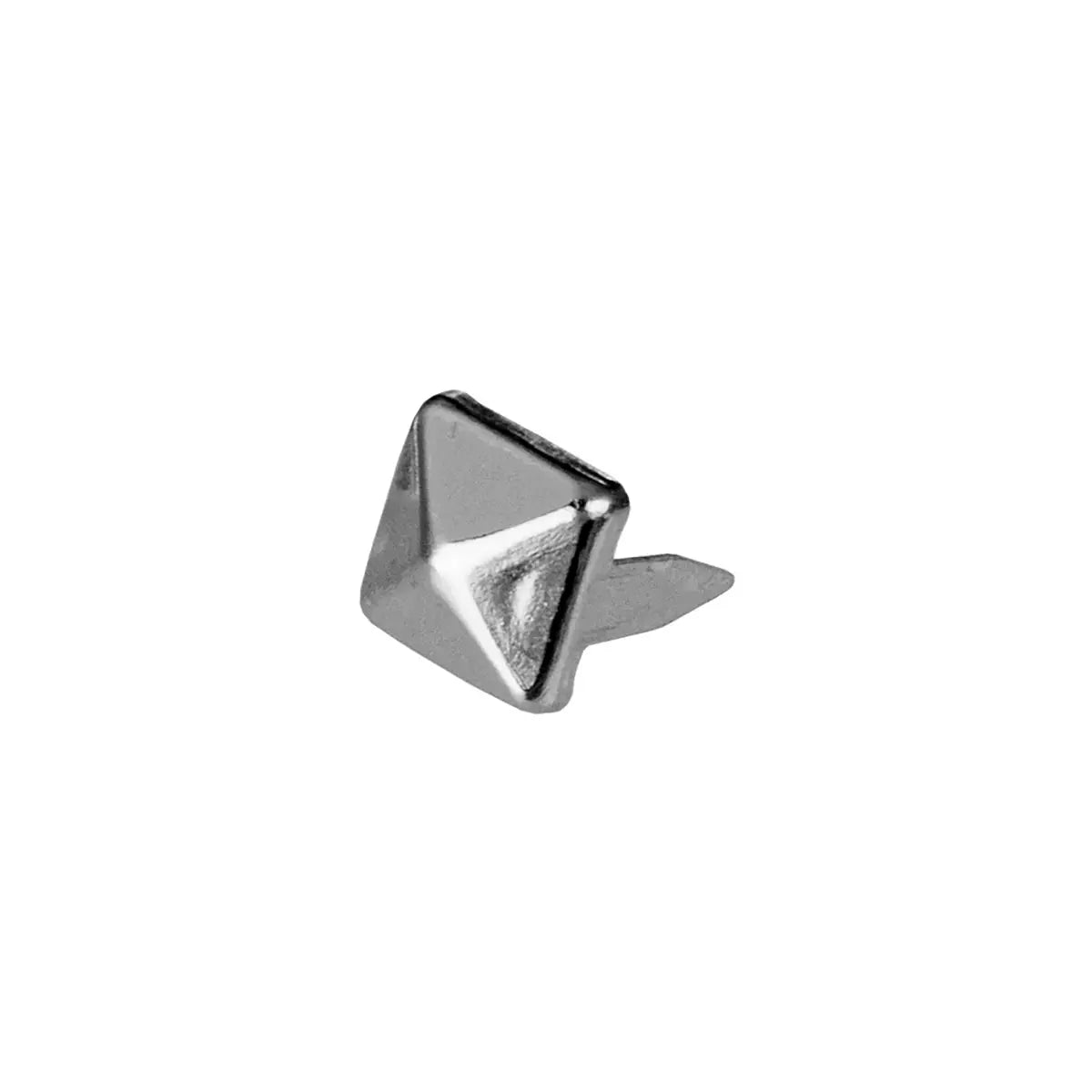 Nickel Plated Pyramid Spots 100 Pack.