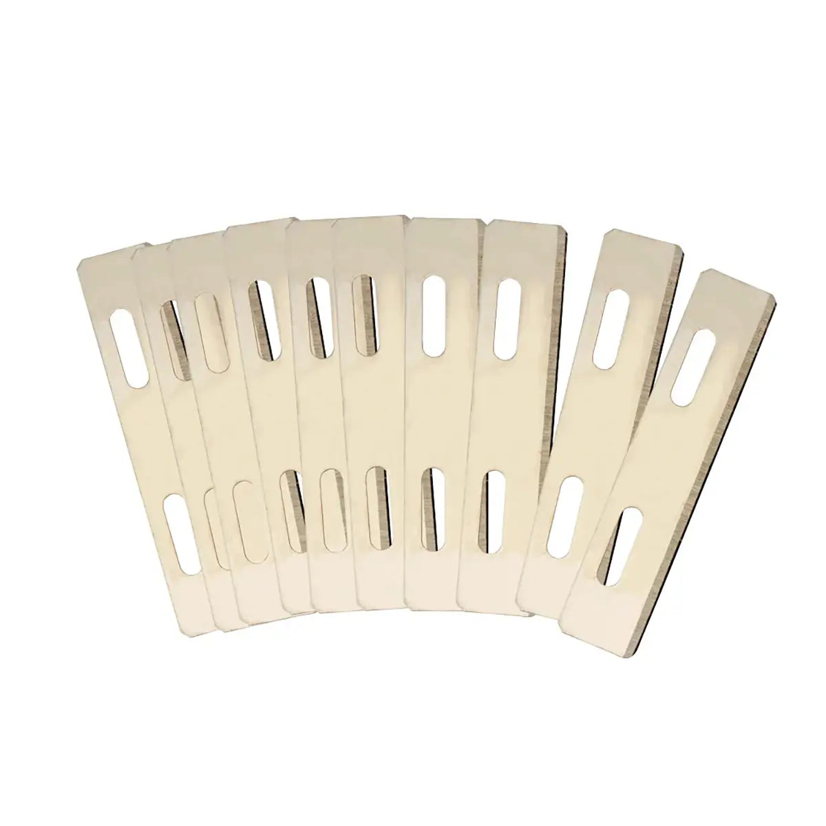 Stainless Steel Replacement Blades 10 Pack.