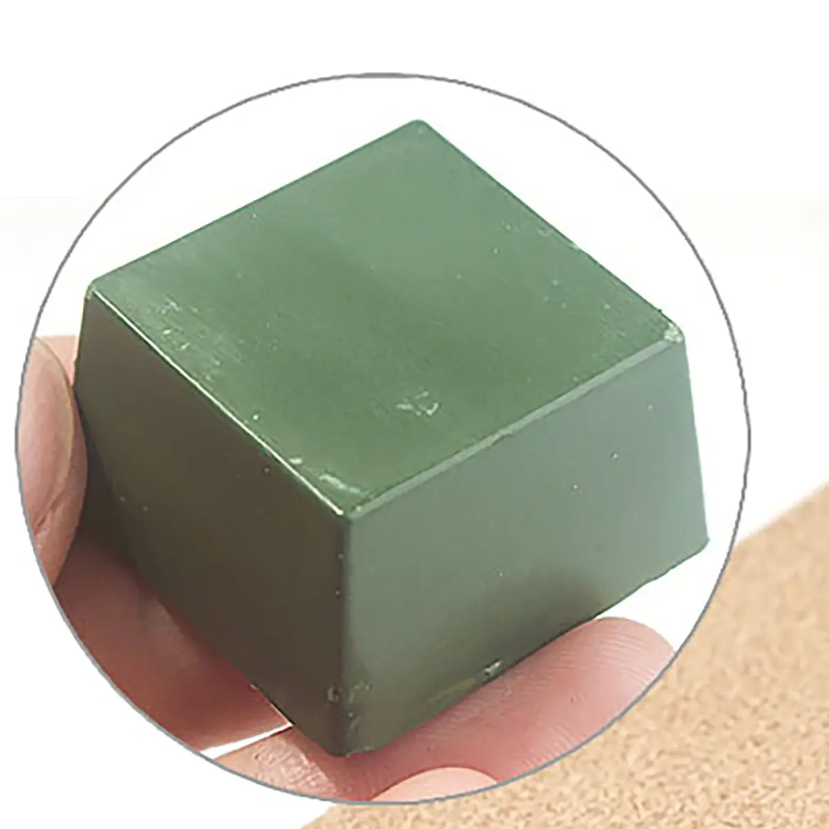 Green Polishing Compound for Sharpening Leather Tools, 1 oz.