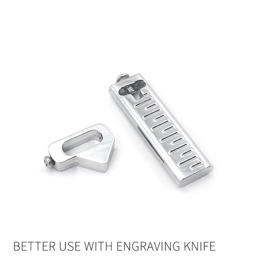 Swivel Knife Border Guide for Leatherworking.
