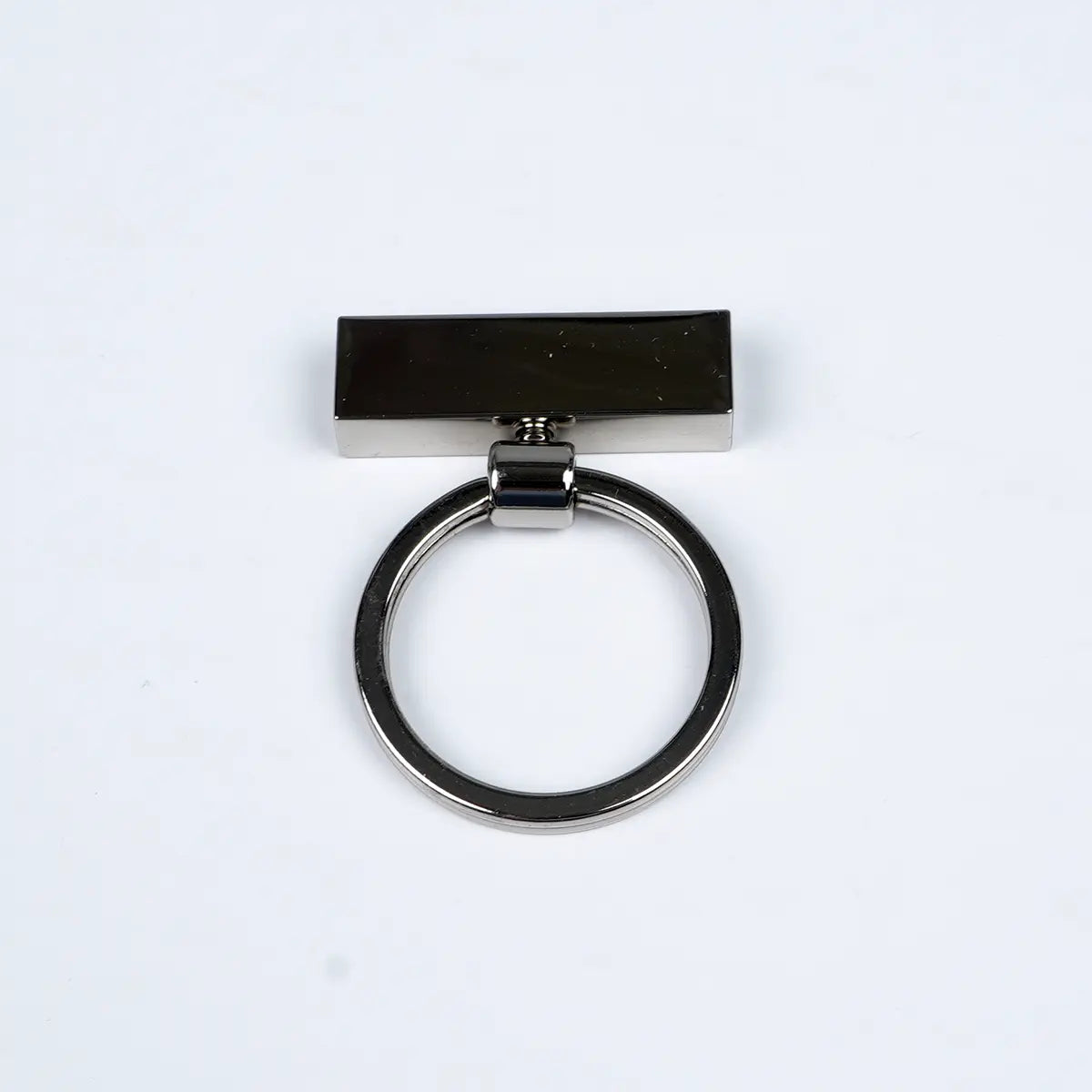 Nickel Keychain Strap Holder 1 1/2 Inch