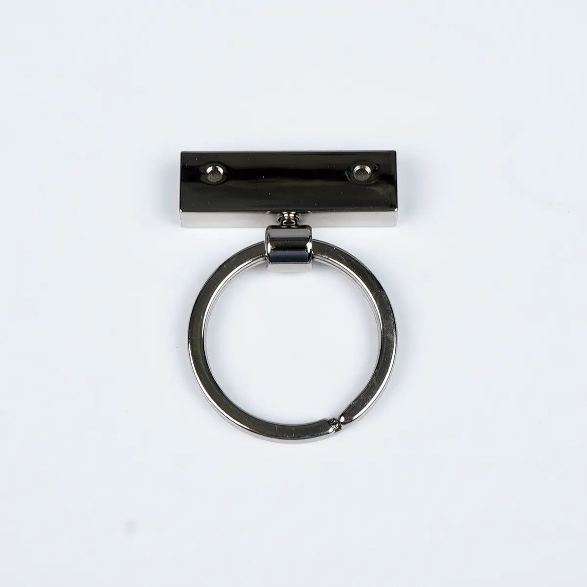 Nickel Keychain Strap Holder 1 1/2 Inch