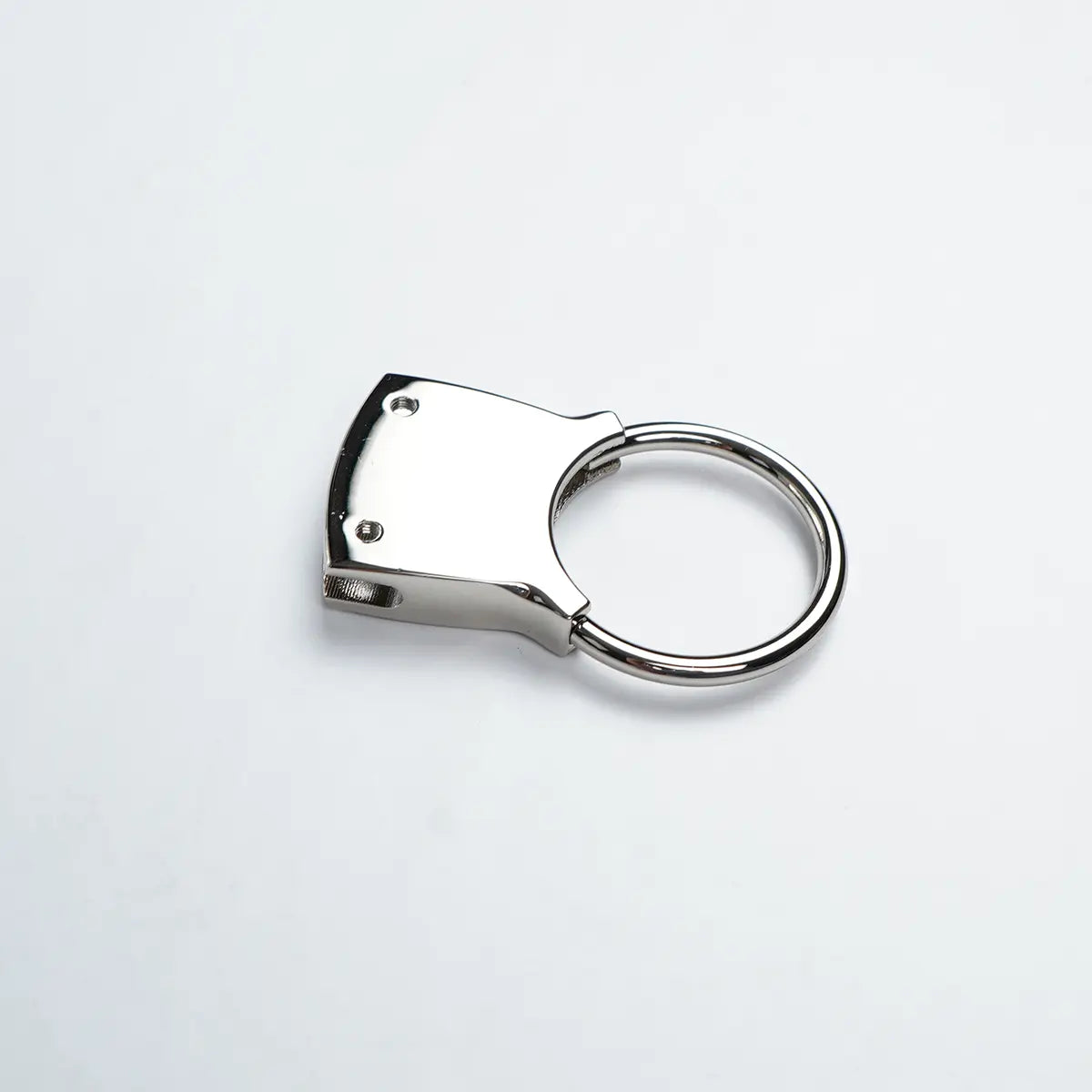 Nickel Keyring Strap FOB 1 1/4 Inch