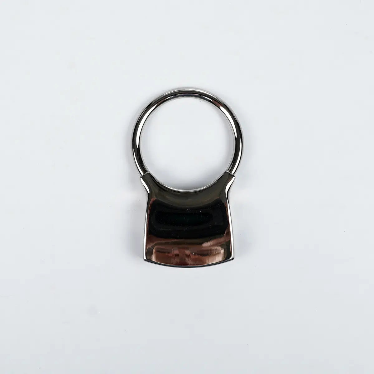 Nickel Keyring Strap FOB 1 1/4 Inch