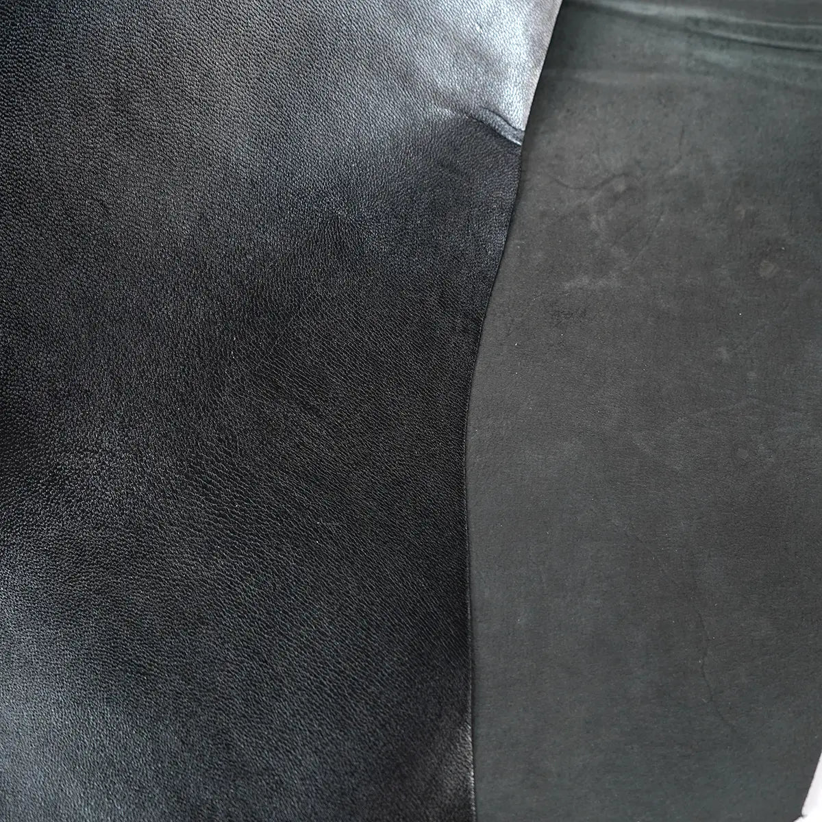 Black Glossy Kidskin 2-3oz Hides