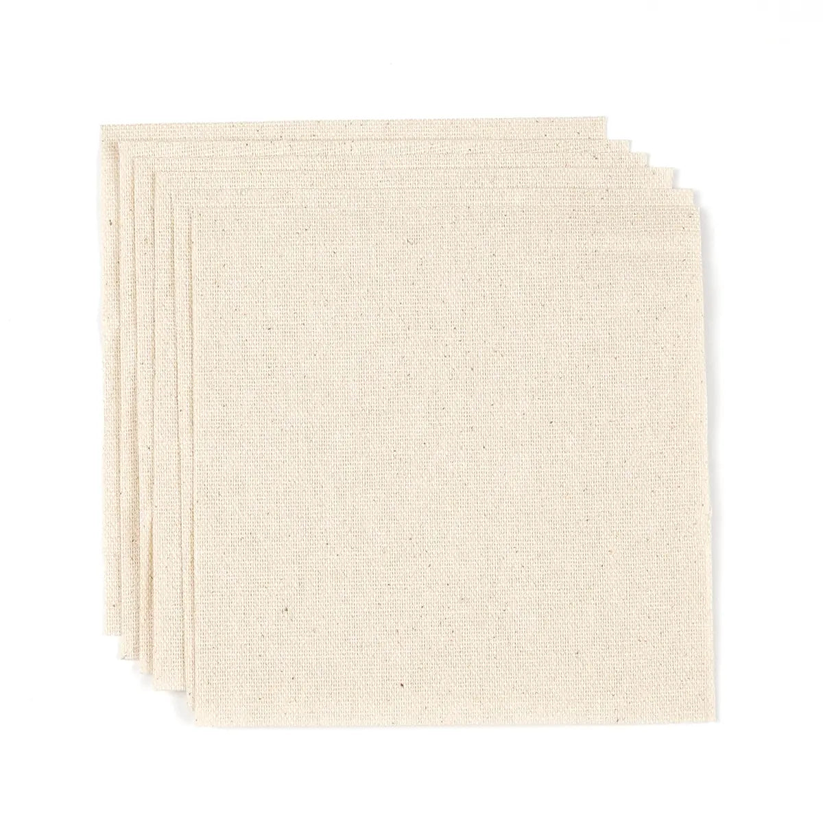 5 Inch Canvas Burnishing Cloth 6 Pack for Hand Burnishing and Leather Finishing.