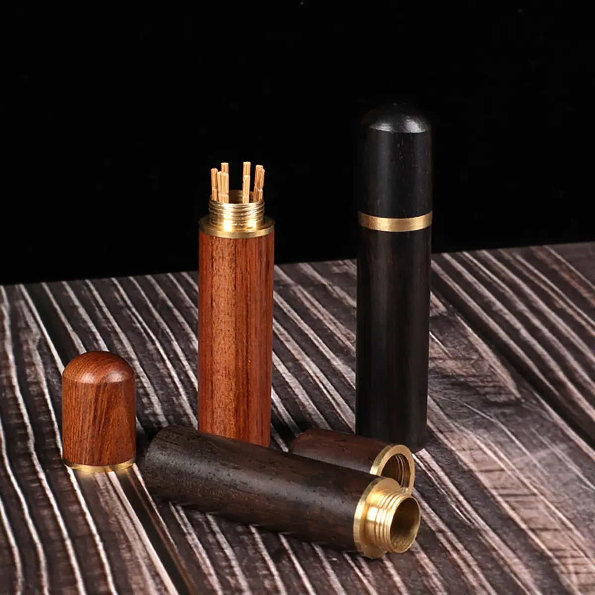 Leather Sewing Needle Box in Premium Woods.
