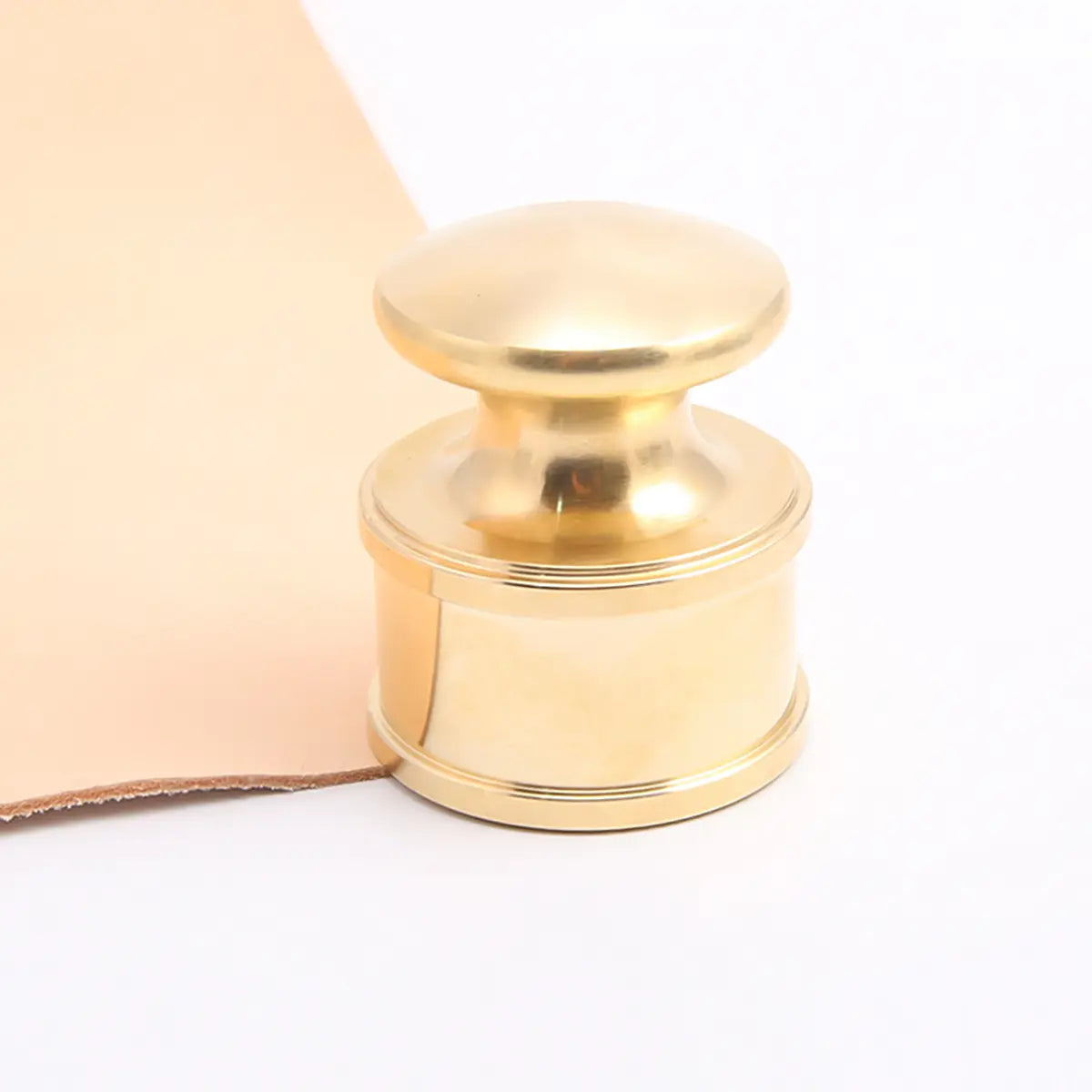 Leather Brass Weight