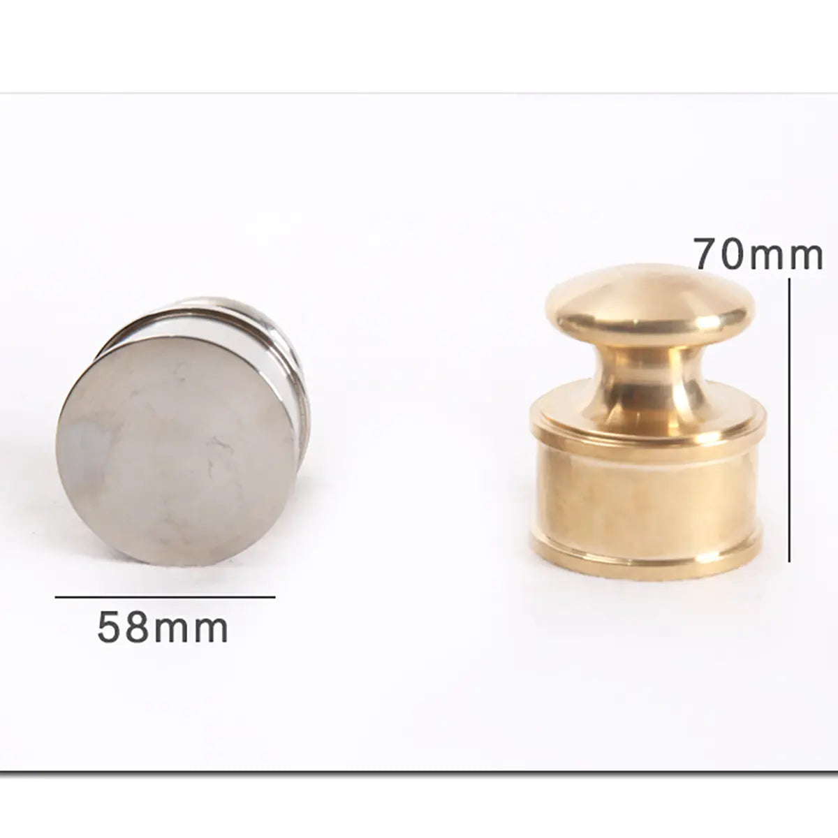 Leather Brass Weight