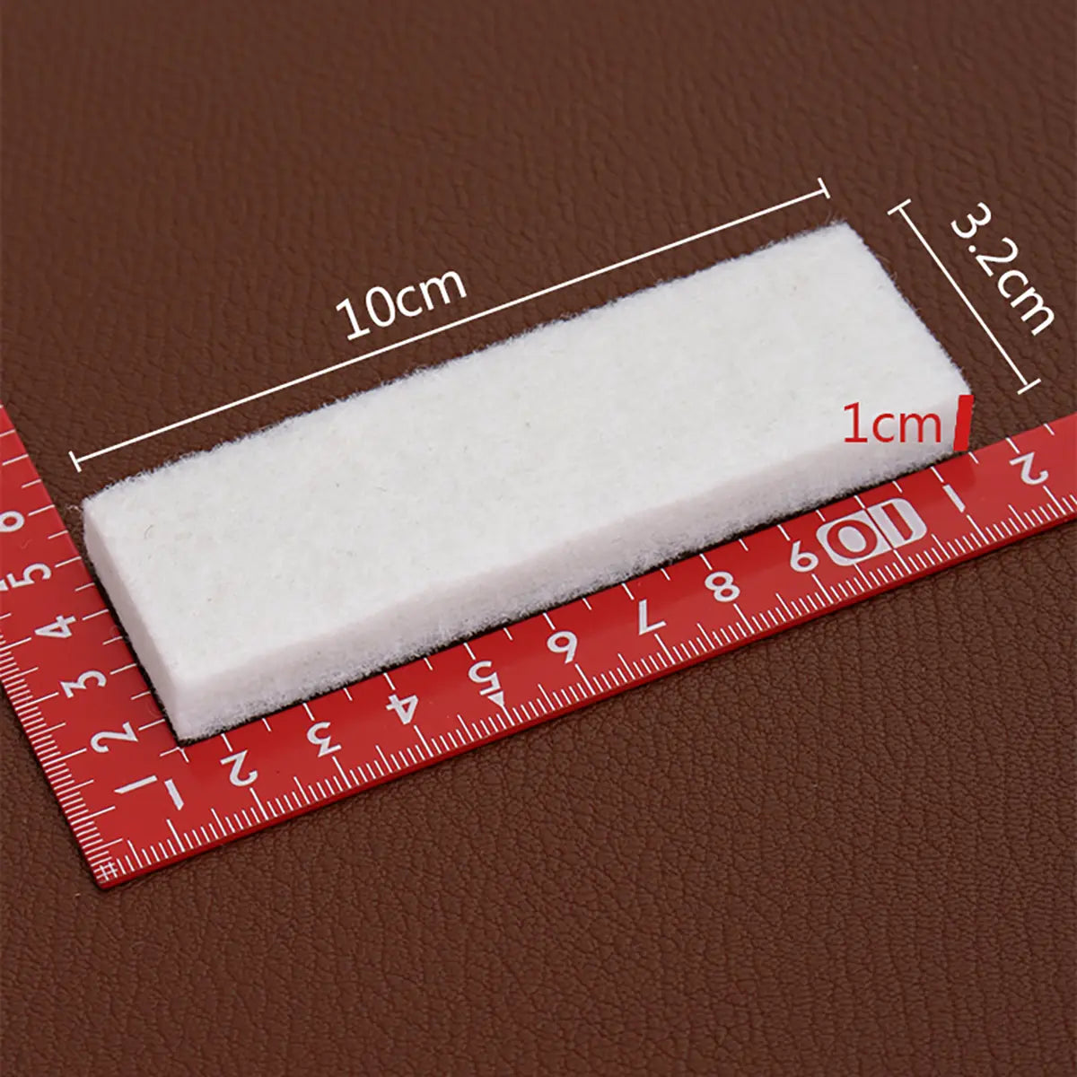 Edge Marker Sponge Material for Leather Finishing.