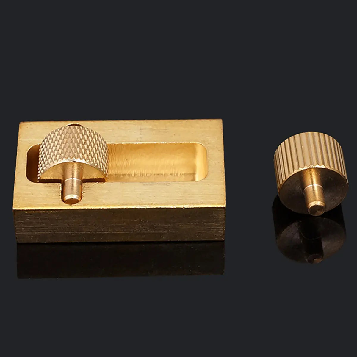 Brass Leather Edge Roller Box
