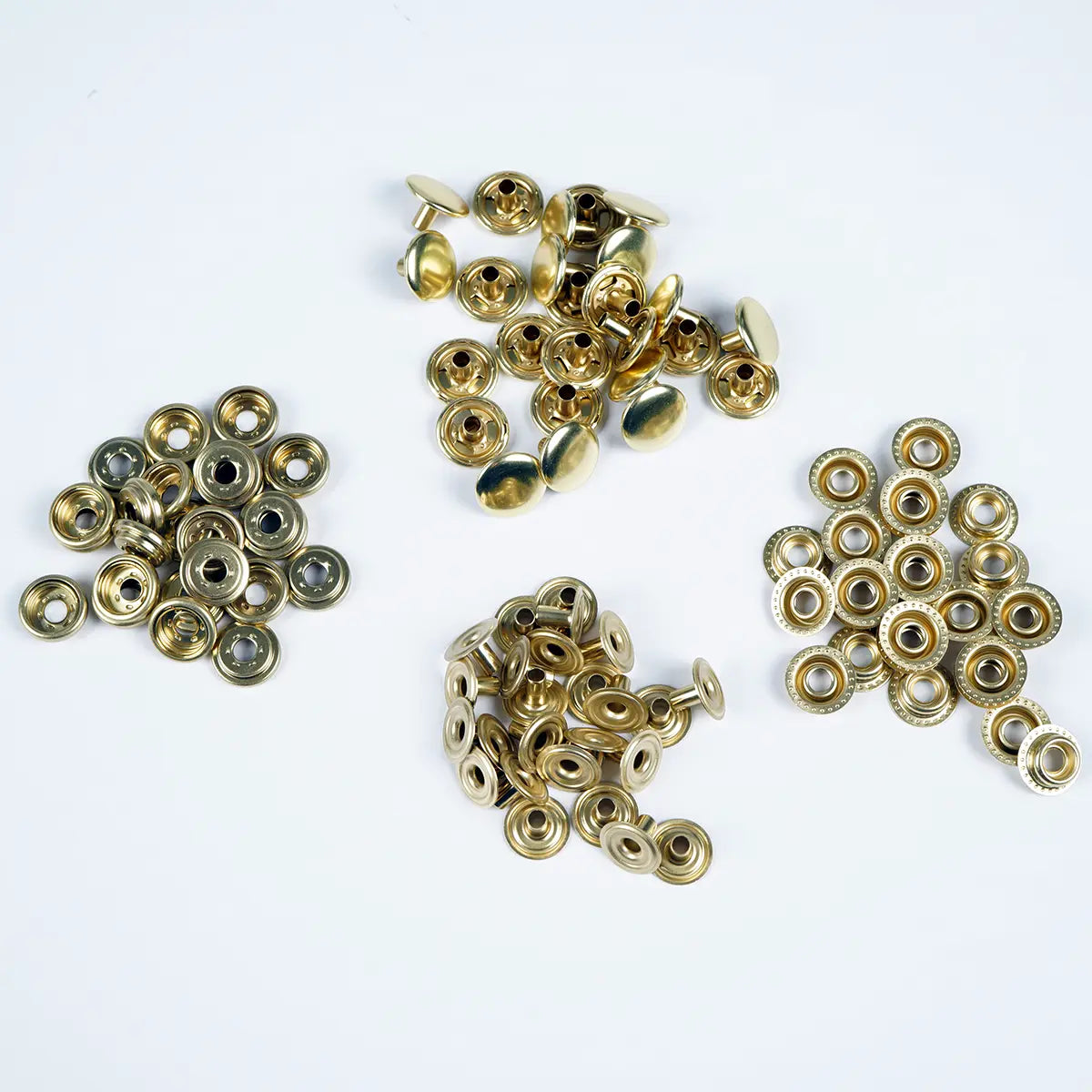 Line 24 Solid Brass Snap Buttons 25 Pack