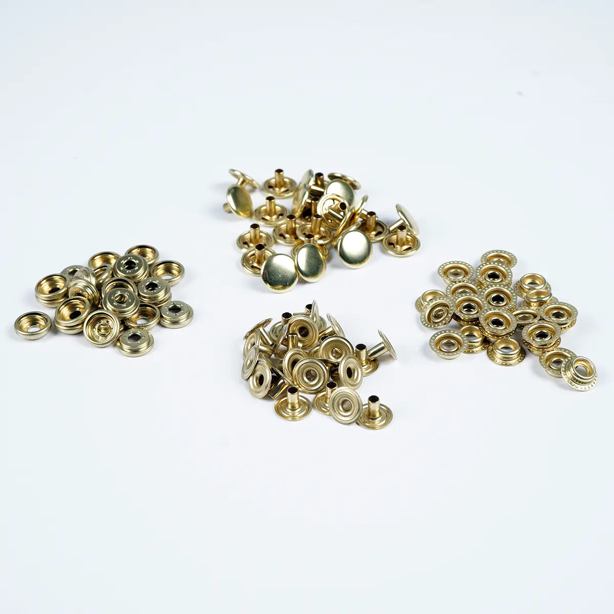 Line 24 Solid Brass Snap Buttons 25 Pack