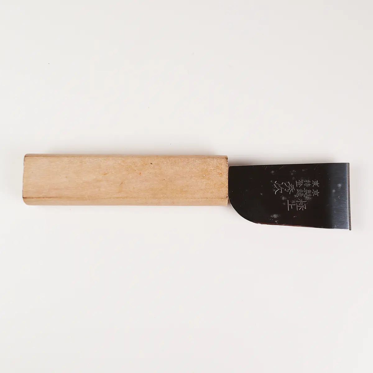 Natural Handle Straight Leather Skiving Knife.