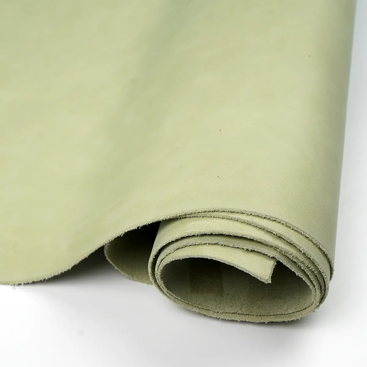 Pistachio Italian Leather 3-4oz. Made in Italy by Conceria Mastrotto.