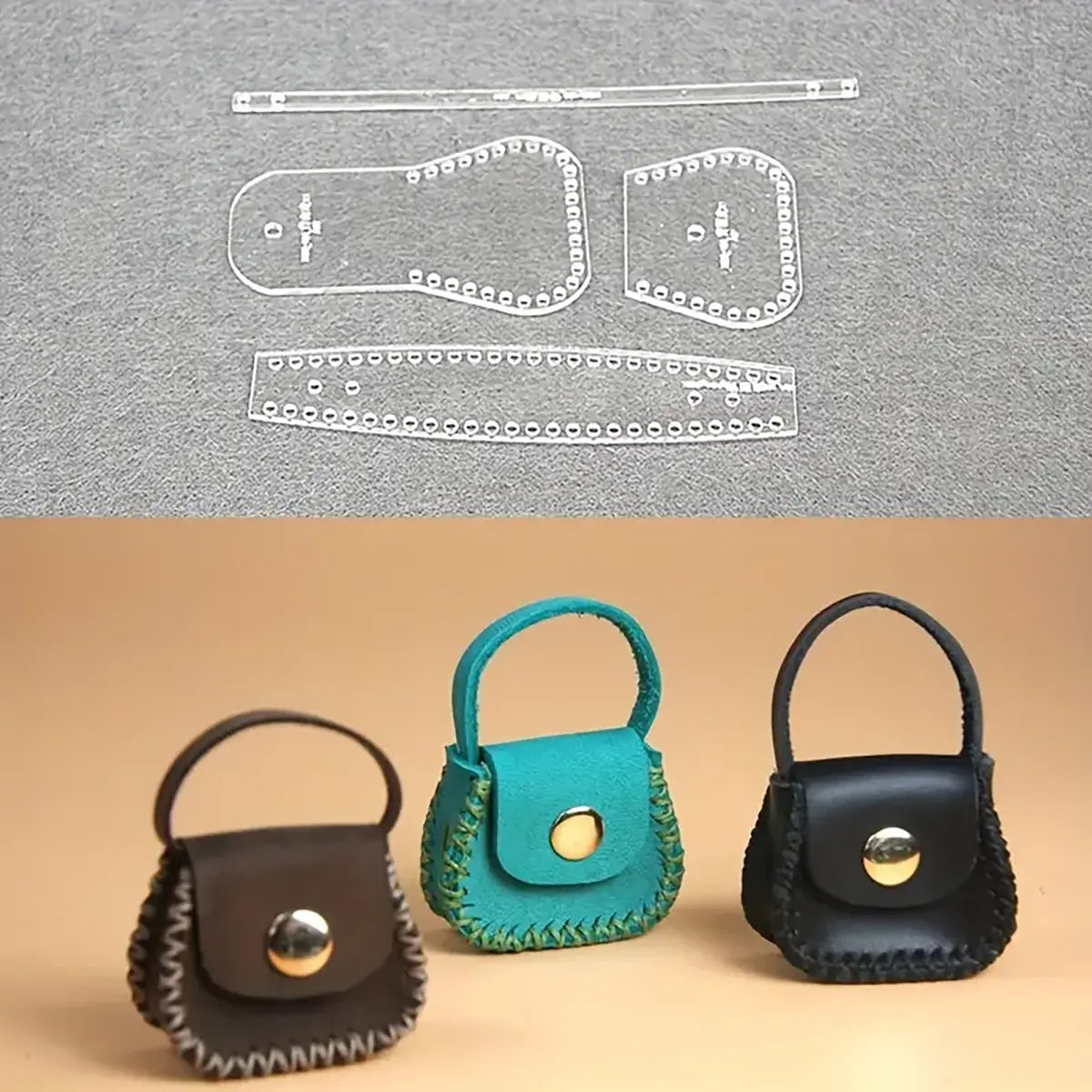 Mini Coin Purse Acrylic Template