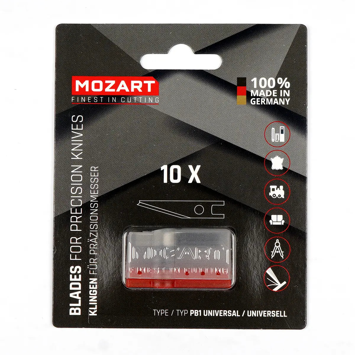 Mozart PB1 Knife Refill 10 Pack.