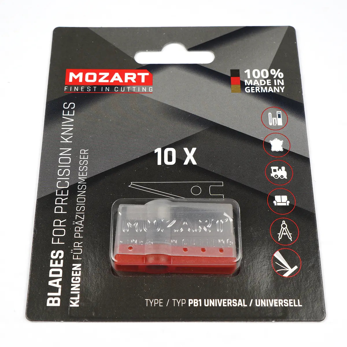 Mozart PB1 Knife Refill 10 Pack.
