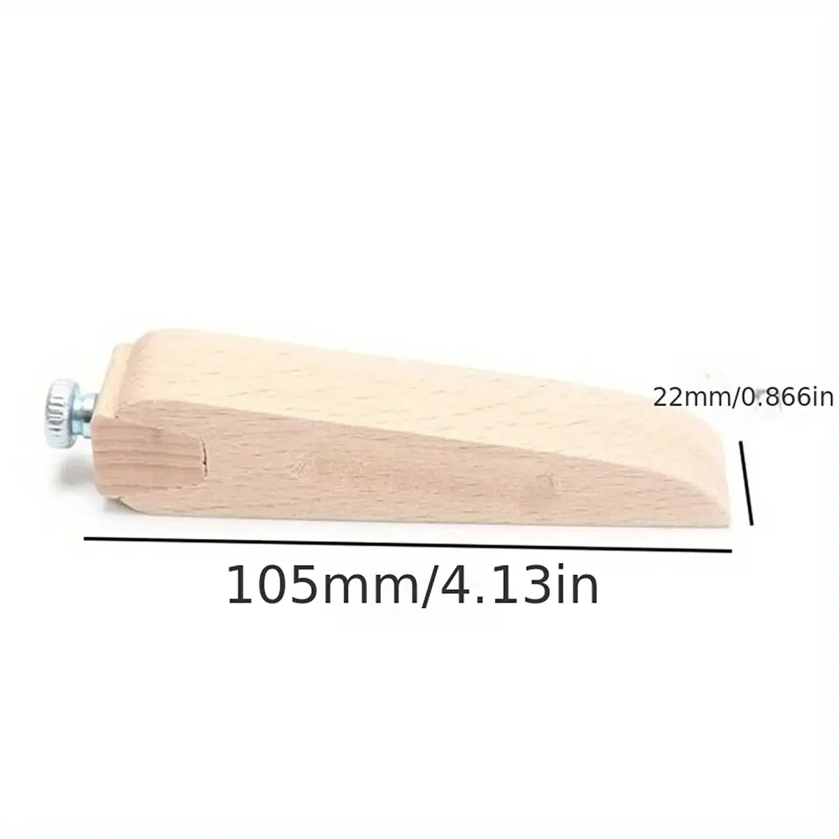 Beechwood Wedge Narrow Sanding Block for Leathercrafting.