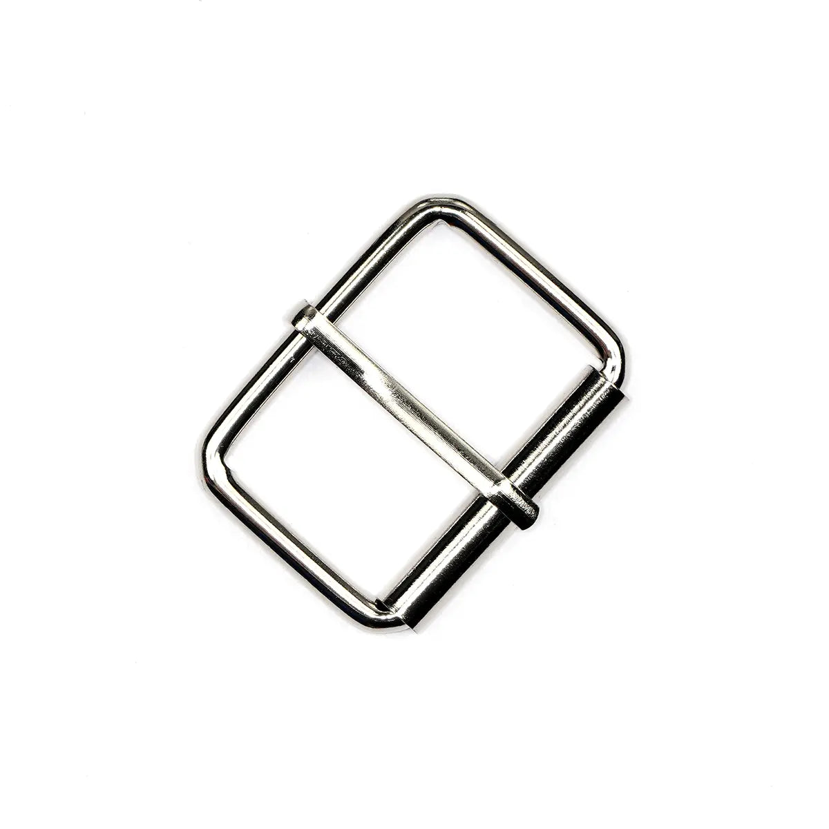 Economy Nickel Roller Buckle, 1 1/2 Inch.