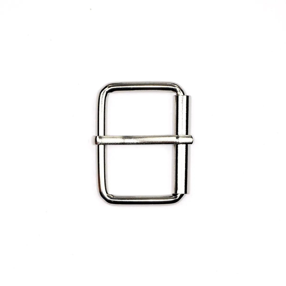 Economy Nickel Roller Buckle, 1 1/2 Inch.