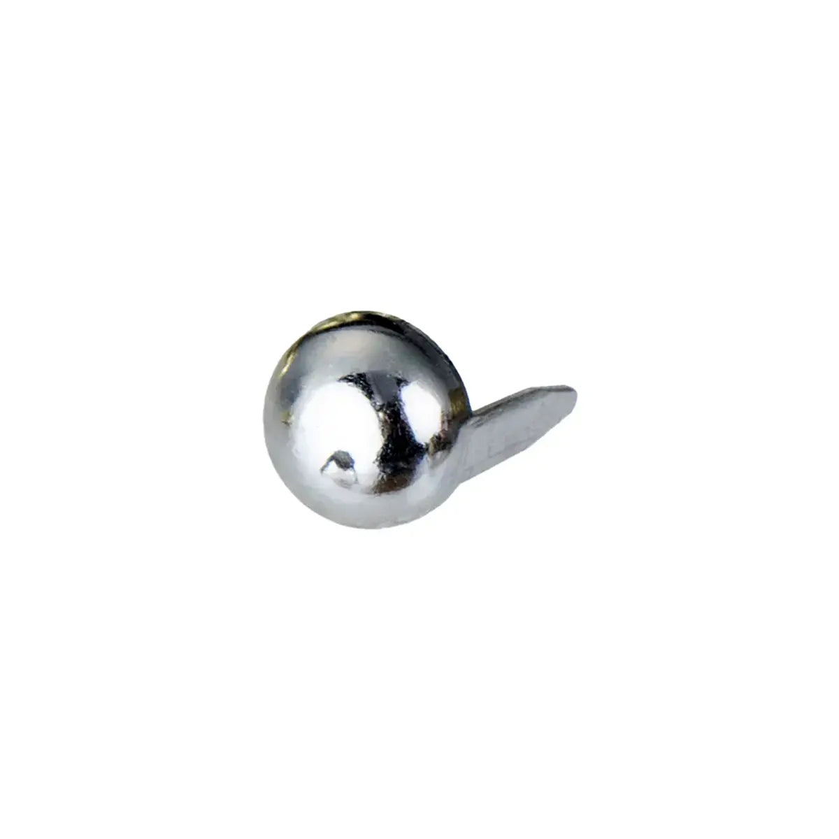 Nickel Plated Round Spots 100 Pack, 6mm.