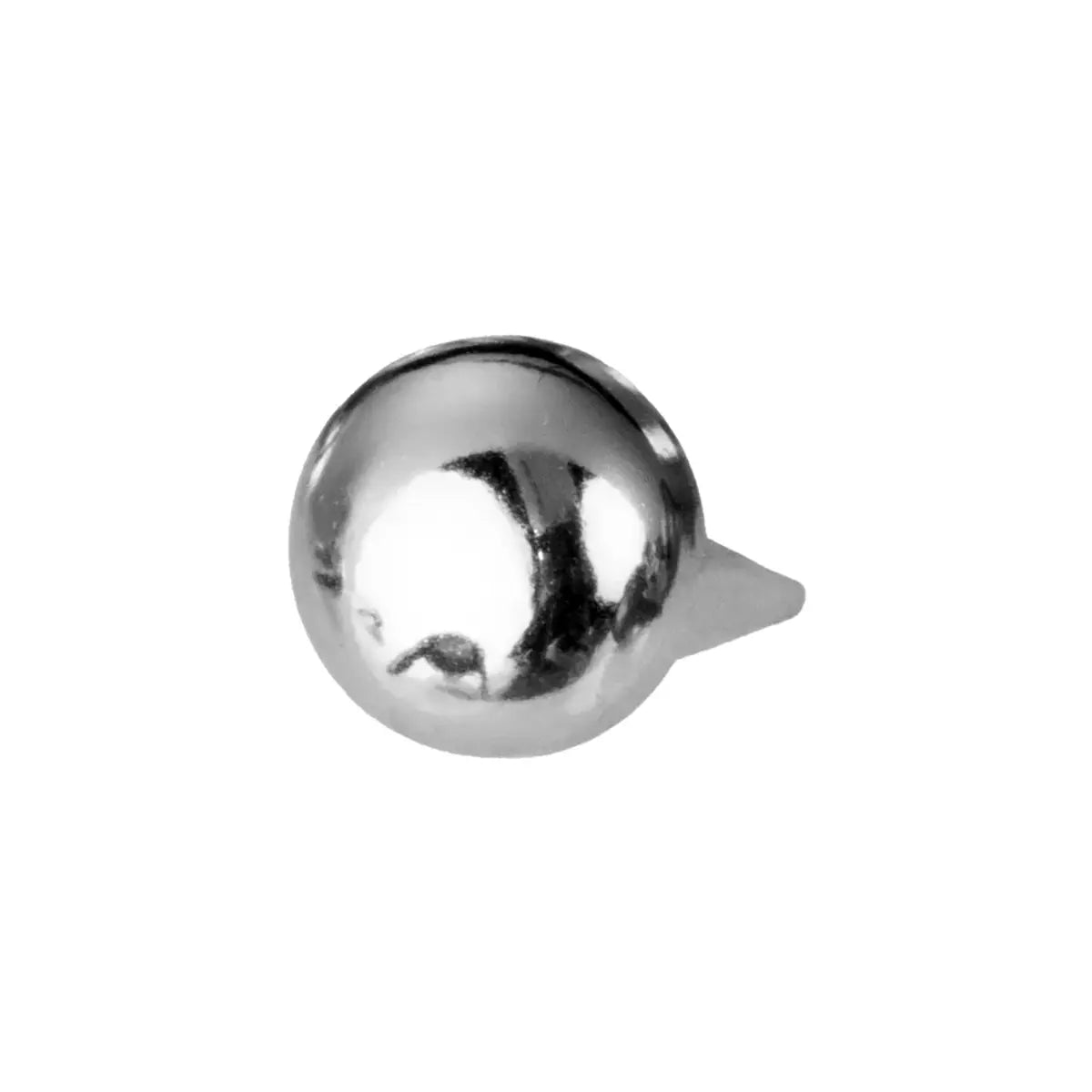 Nickel Plated Round Spots 100 Pack, 10mm.