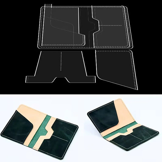 Passport Wallet Acrylic Template.