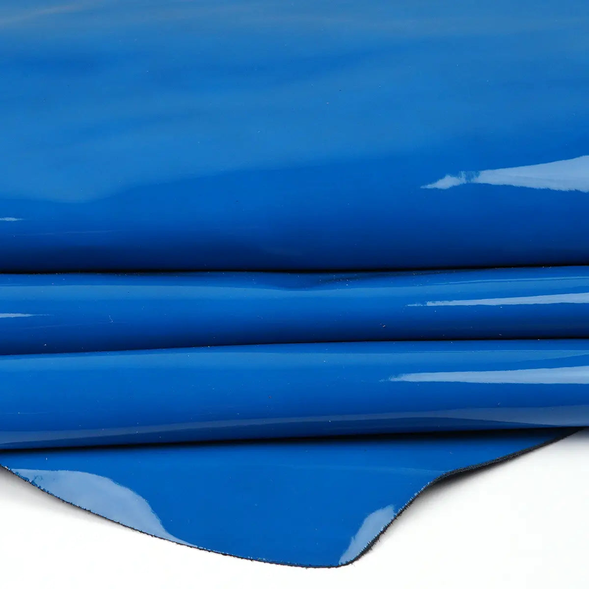 Blue Patent Goatskin Hides 2-3oz.