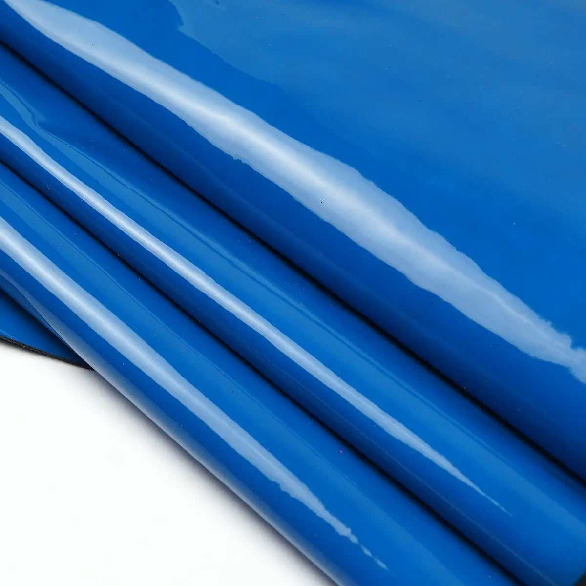 Blue Patent Goatskin Hides 2-3oz.