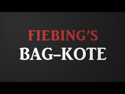 Fiebings Bag Kote - How To Video.