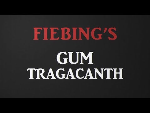 Fiebings Gum Tragacanth Video.