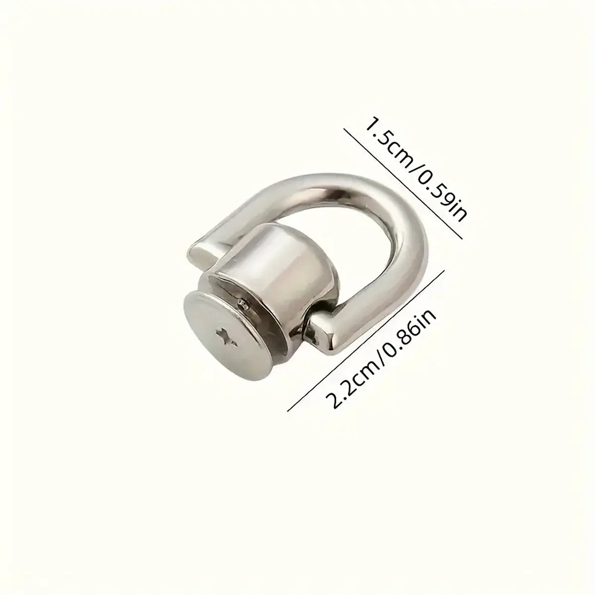 Purse Stud D-Ring 2 Pack