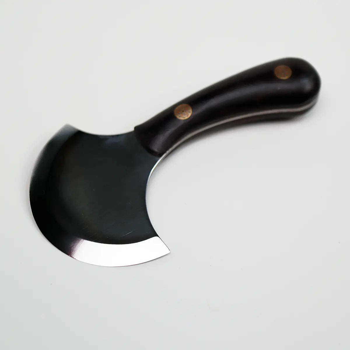 Ebony Half Round Leather Skiving Knife.